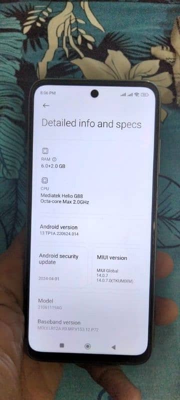 Redmi 10 S  A+ Kancha Piece 7