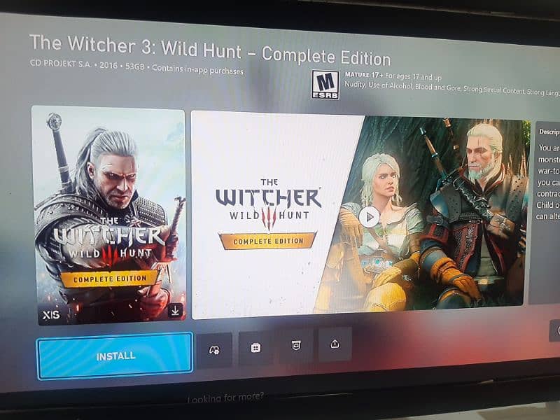 Tekken 8, Witcher 3 ultimate edition and elden ring with dlc 2