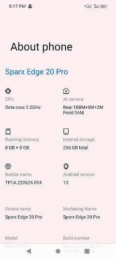 sparx edge 20 pro