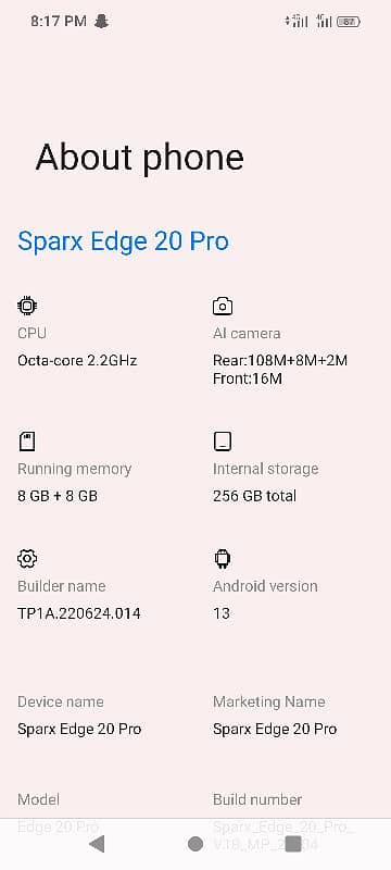 sparx edge 20 pro 0