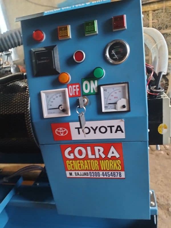 generator 20kva sand proof  Toyota 2. D 2000cc engine genius 3