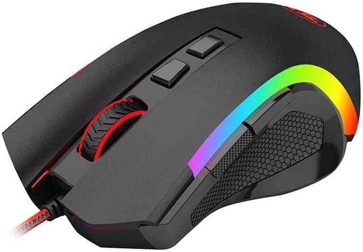 Redragon M607 GRIFFIN RGB 7200 DPI Gaming Mouse In Black 0