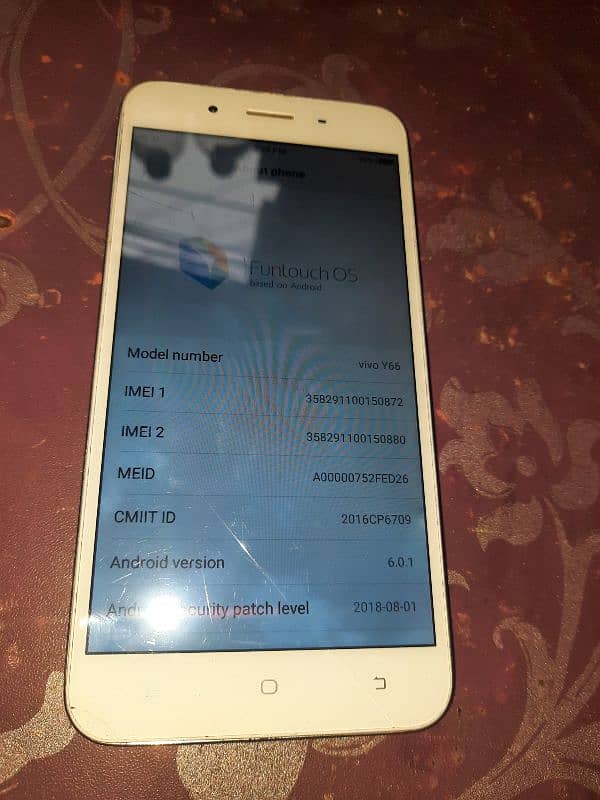 Vivo y66 6GB Ram 128 GB Memory . . . WhatsApp number 03177024488 5