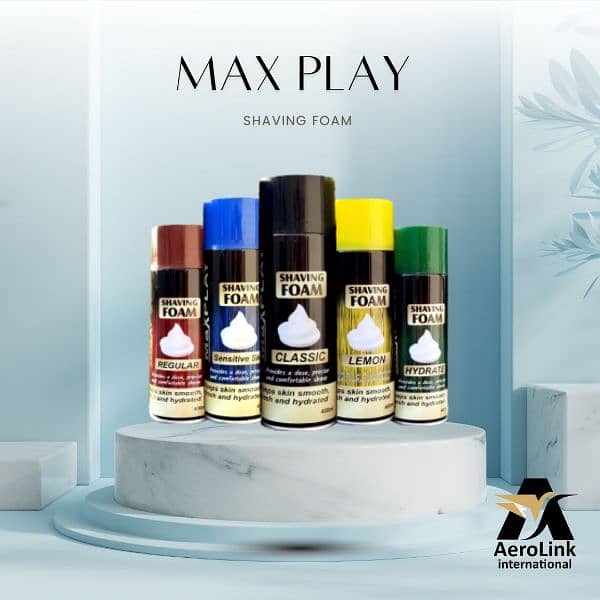 Max Play shaving foam in whole sel price 1