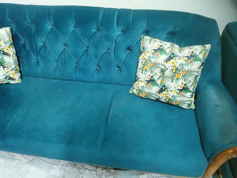 5 Seater Sofa with side table. (no cushions included) 2