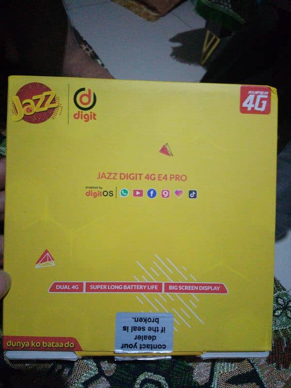 Jazz Digit 4g | E4 Pro | Dual sim 1