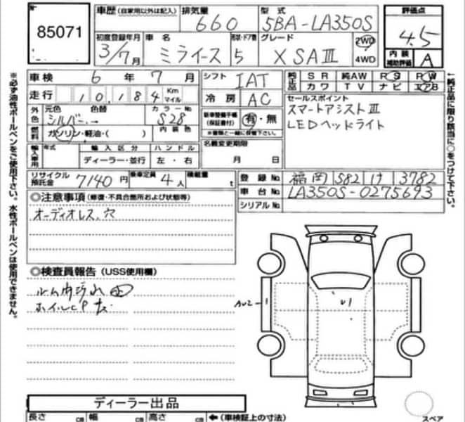 Daihatsu Mira XSAlll Limited 2021 4