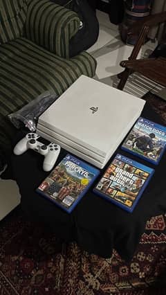 PS4 PRO 1TB Limited edition with Games