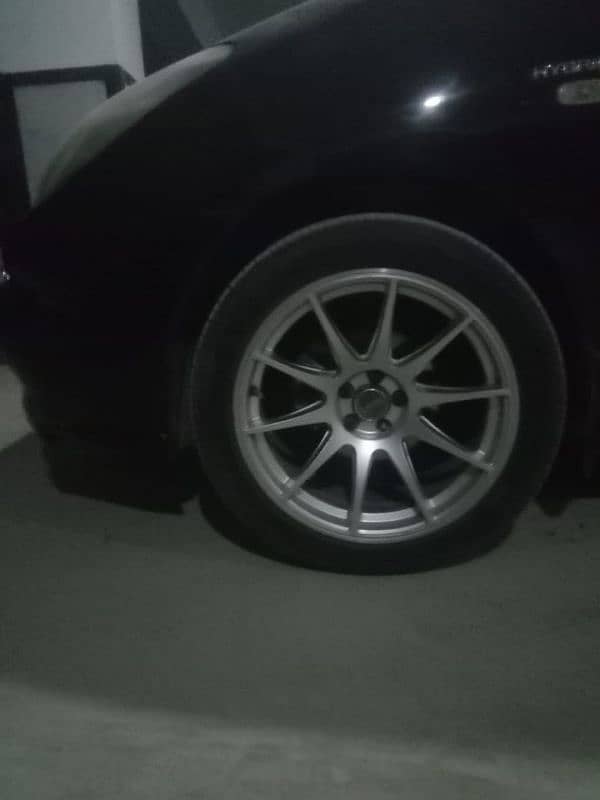 17 inch rim with tyre 1000cd 2