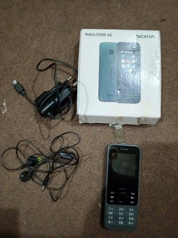 Nokia 6300 4G full box Original PTA Approved  Only in 8000 2