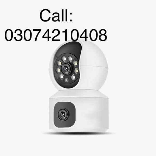 wifi Camera dual lens cctv 2mp 1080p hd wireless security 0