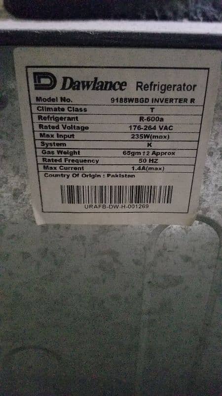 Dawlance PCB Card Inverter model 9188WBGD 4