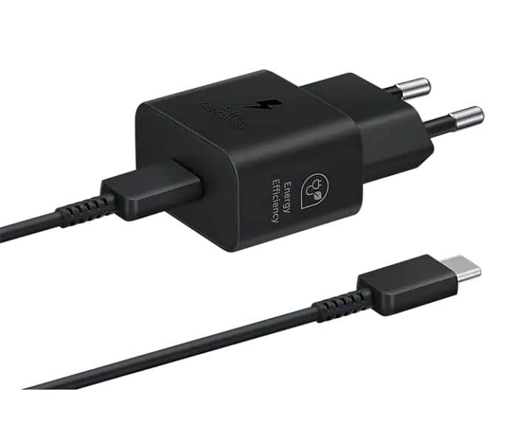 Samsung 25W Power Adapter with Type-C Cable Black Color 2