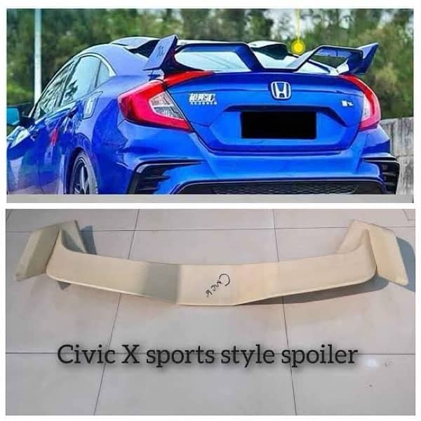 Civic X Spoiler 1