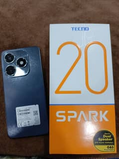 Tecno Spark 20, Complete Box 8+8/256