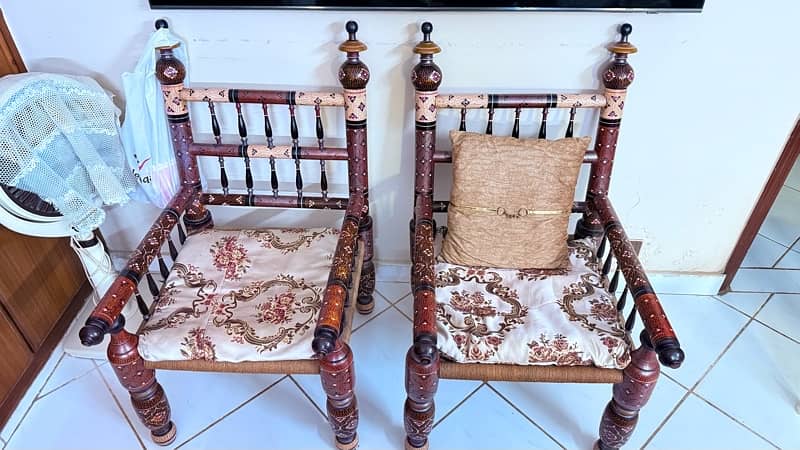 Sindhi Style Chairs (Pair) 2