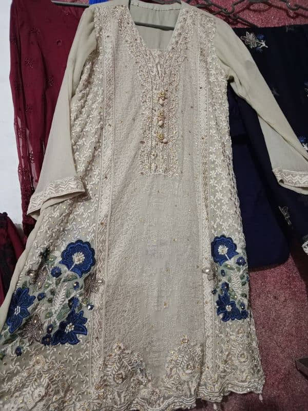 pure fabric , embroidery shirt and dupatta 1