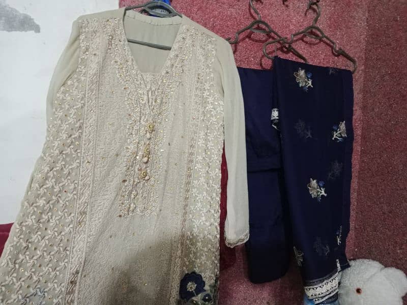 pure fabric , embroidery shirt and dupatta 3