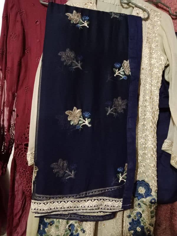 pure fabric , embroidery shirt and dupatta 4