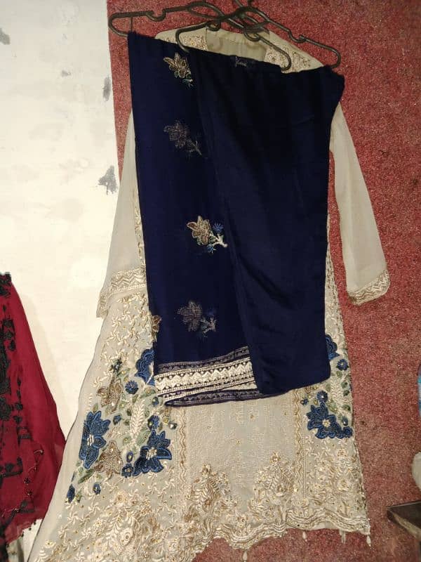 pure fabric , embroidery shirt and dupatta 5