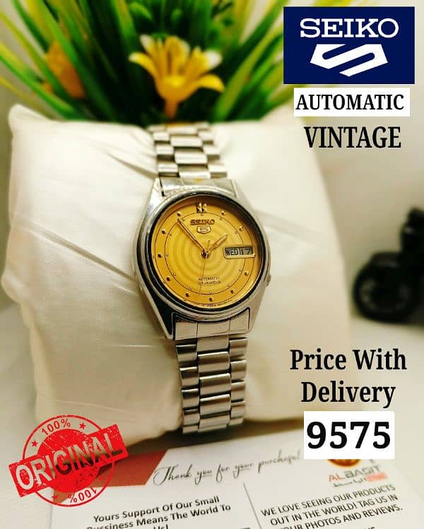 4 ہزار سے لیکر 9 ہزار تک Seiko 5 Automatic Citizen Orient 03161737353 16