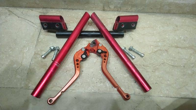 3 Piece Moxy Handle Bar with Break and clutch lever 2