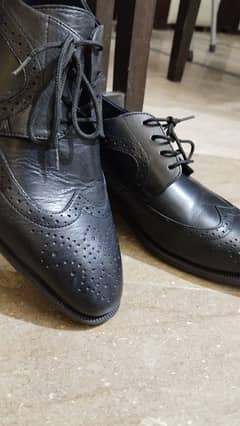 Black color formal shoes ( ambassador by Bata ) 2 times used. size 41