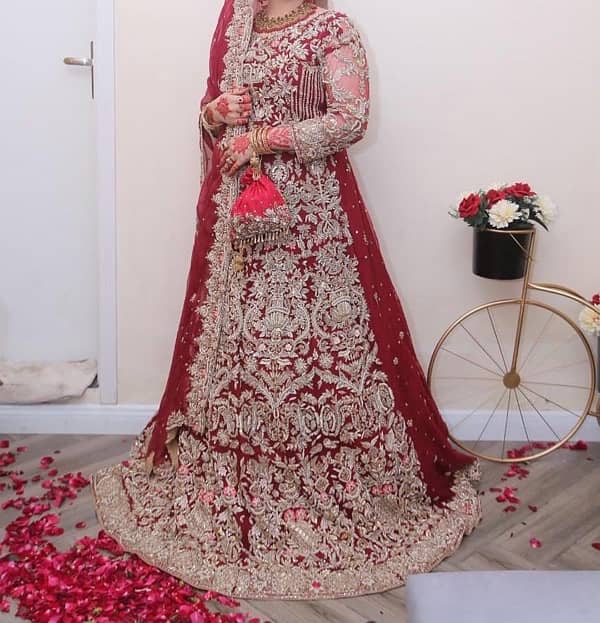 Red Bridal Lehnga 2