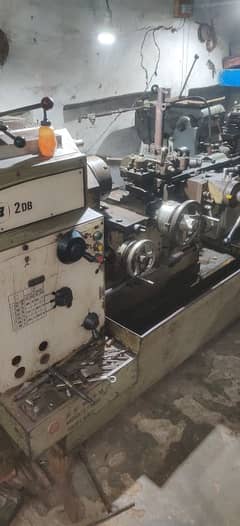 captain lat ward 2db lathe machine