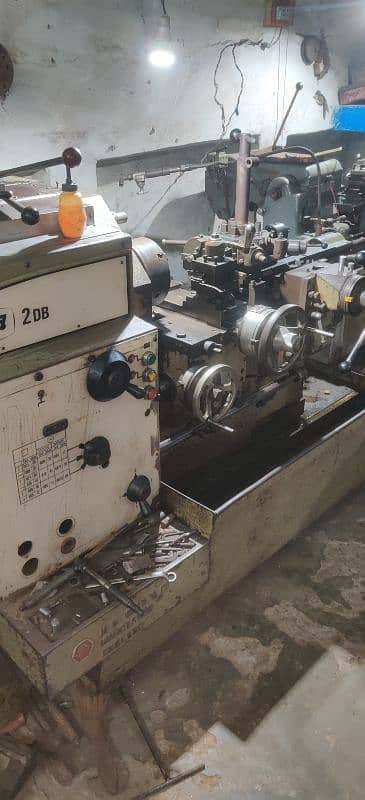 captain lat ward 2db lathe machine 0