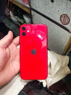 iphone 11 With Box Condition 10/10(Red Colour) Waterproof 64G