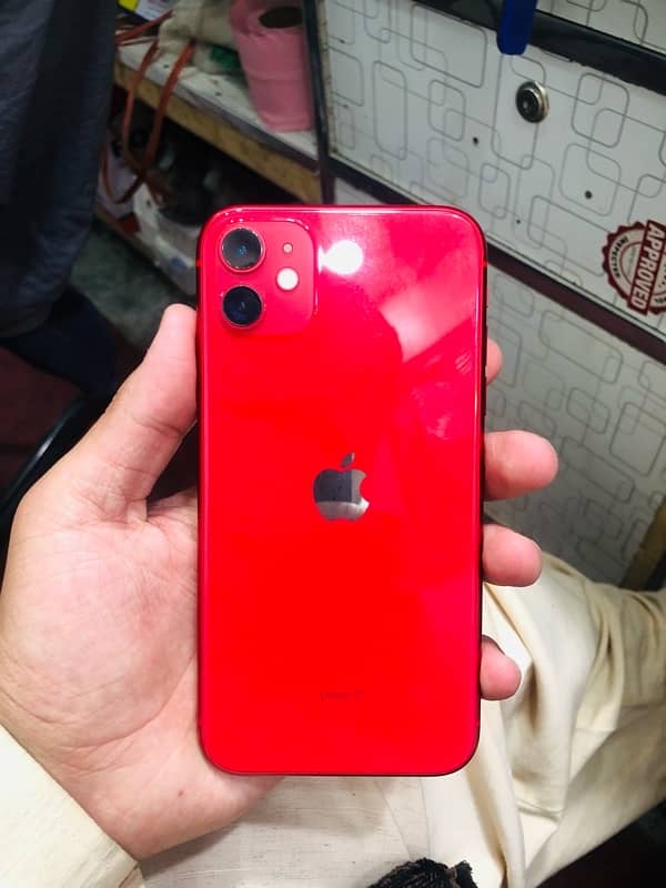 iphone 11 With Box Condition 10/10(Red Colour) Waterproof 64G 3