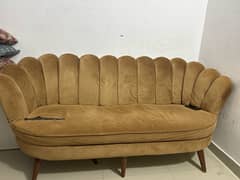 sofa set golden colour