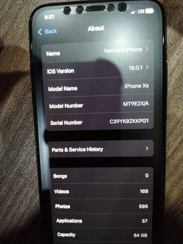 iPhone xs 64gb PTA approved 4