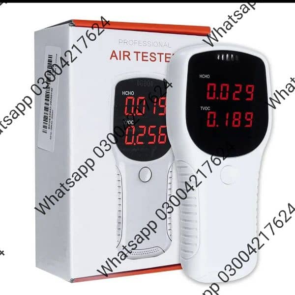 Air Quality Detector Humidifier AQI METER SMOG TVOC  HCHO 4