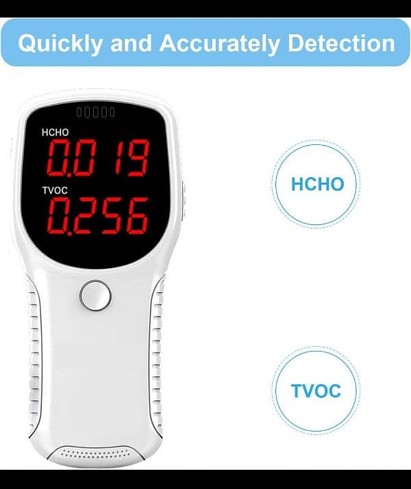 Air Quality Detector Humidifier AQI METER SMOG TVOC  HCHO 8