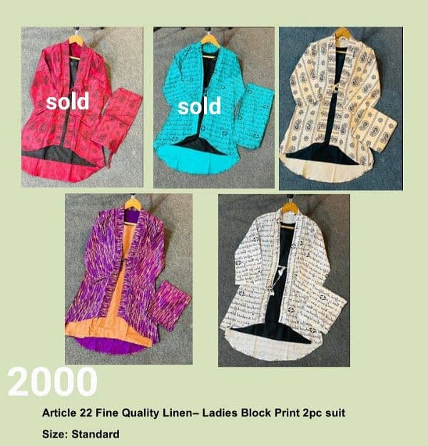 ladies stiched suits and maxis 13