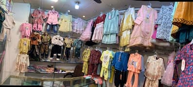 Malikabad Plaza kids garment ki Chalti hui Shop