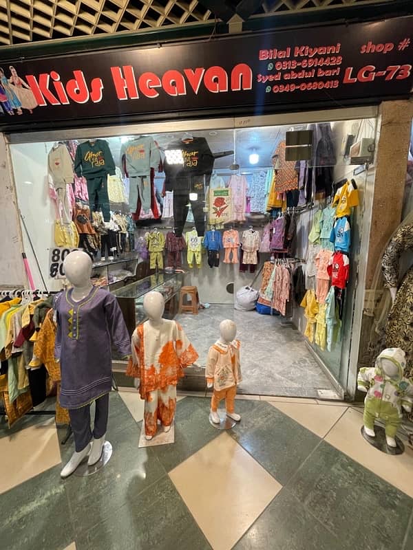 Malikabad Plaza kids garment ki Chalti hui Shop 1