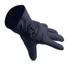 Black Sheep Leather Bicker Gloves For Man