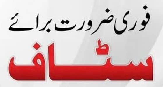 (تجربہ کار )   کی زرورت carpenter/plumber