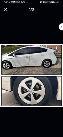 Toyota prius Alloy rims genuine and LED LIGHTS