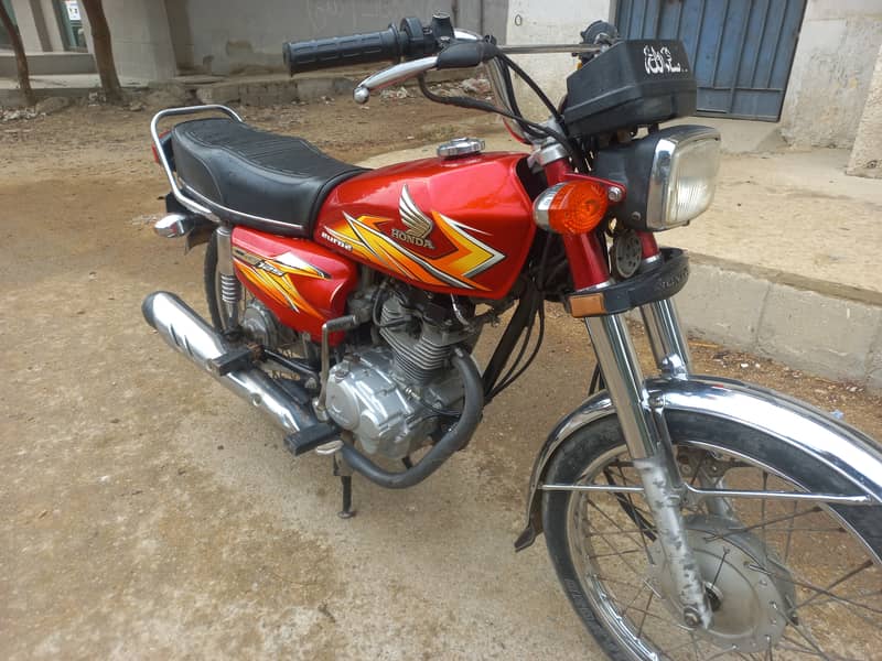 Honda cg125 2021 4 month totally genuine condition karakh pack engine 9