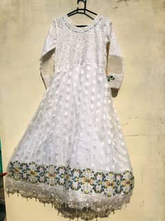 white maxi with dopata