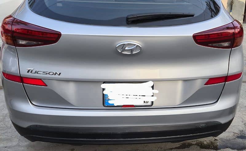 Hyundai Tucson 2021 FWD silver 1