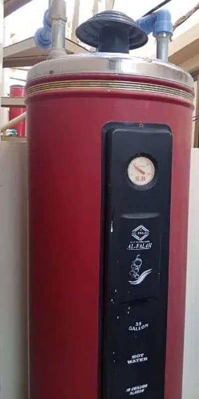 Gyser 35 gallon (electric and gas) almost new 1