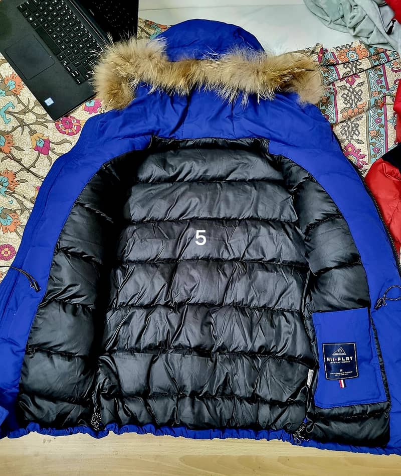 Fur Hooded Duck Down Feather Jacket Better than The North Face Adidas 0