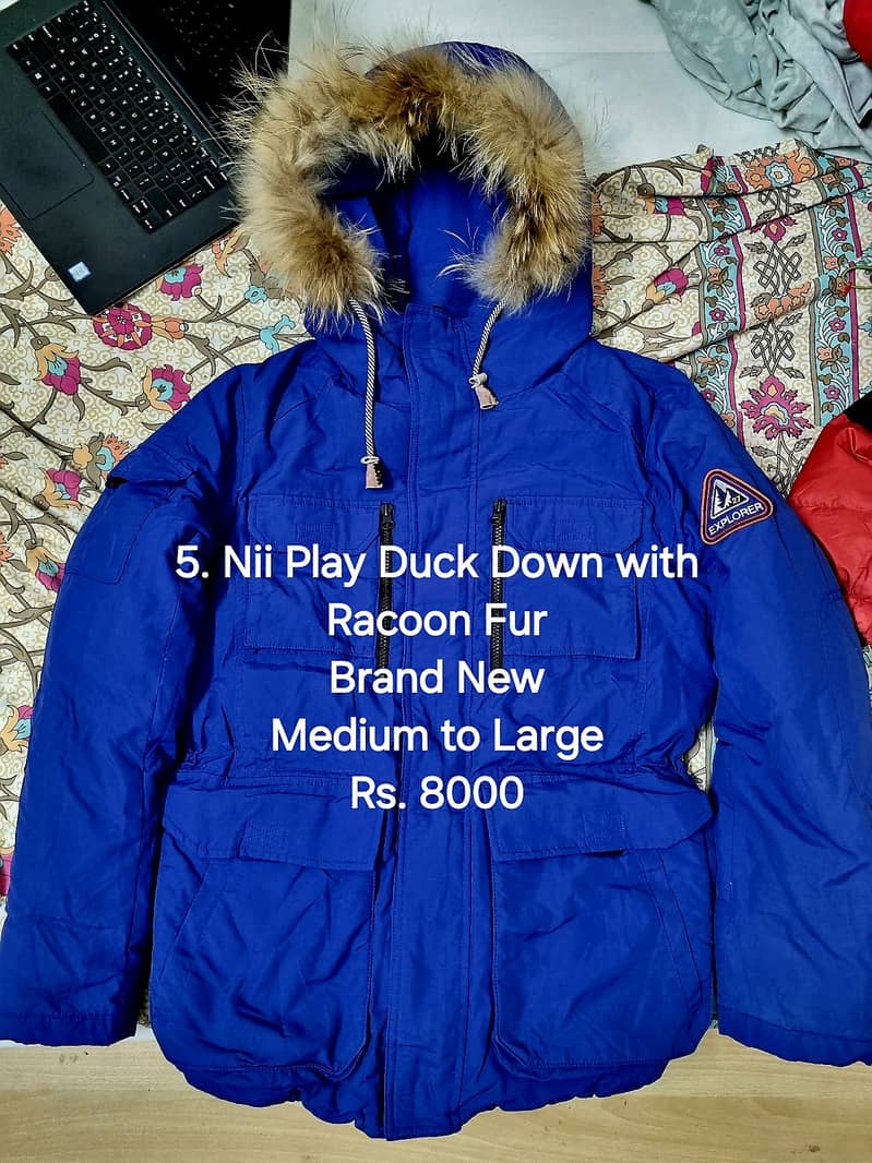 Fur Hooded Duck Down Feather Jacket Better than The North Face Adidas 3