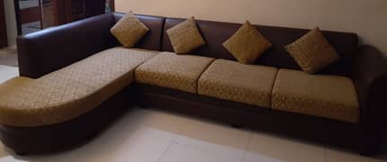 L shaped sofa set