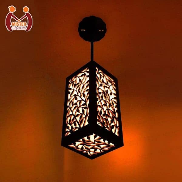 Wooden pendant ceiling hanging light lamp 1